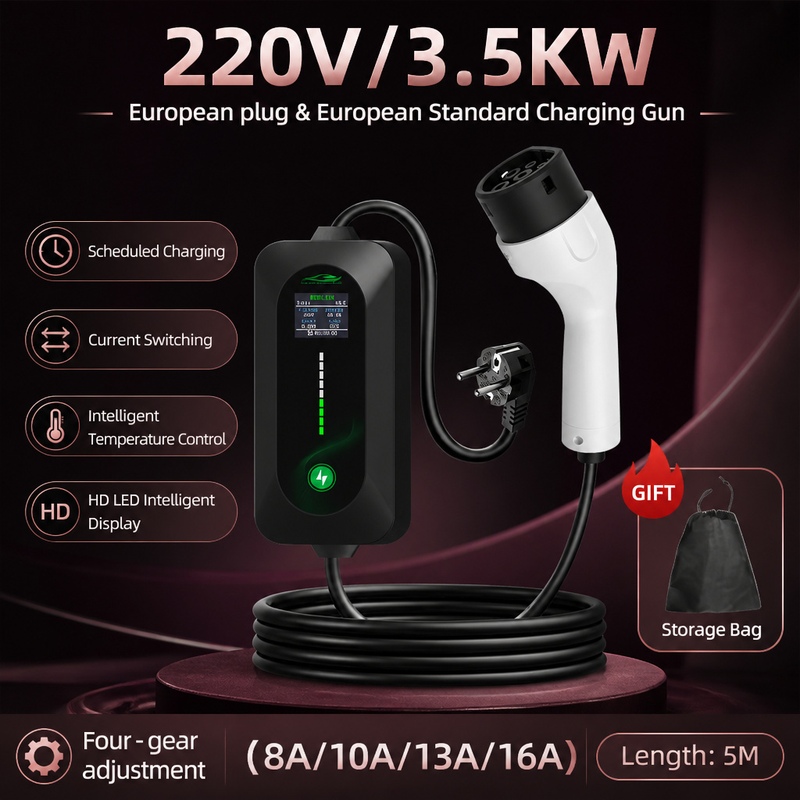 ROMADA 3.5KW Eletric Vehicle C - đánh giá và giá Ev Charging Cable