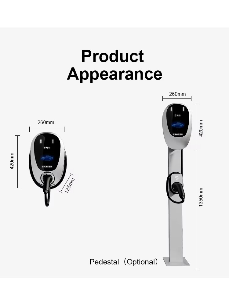 Home EV Charger 7kW 22kW 32A T - đánh giá và giá Type 2 Charger