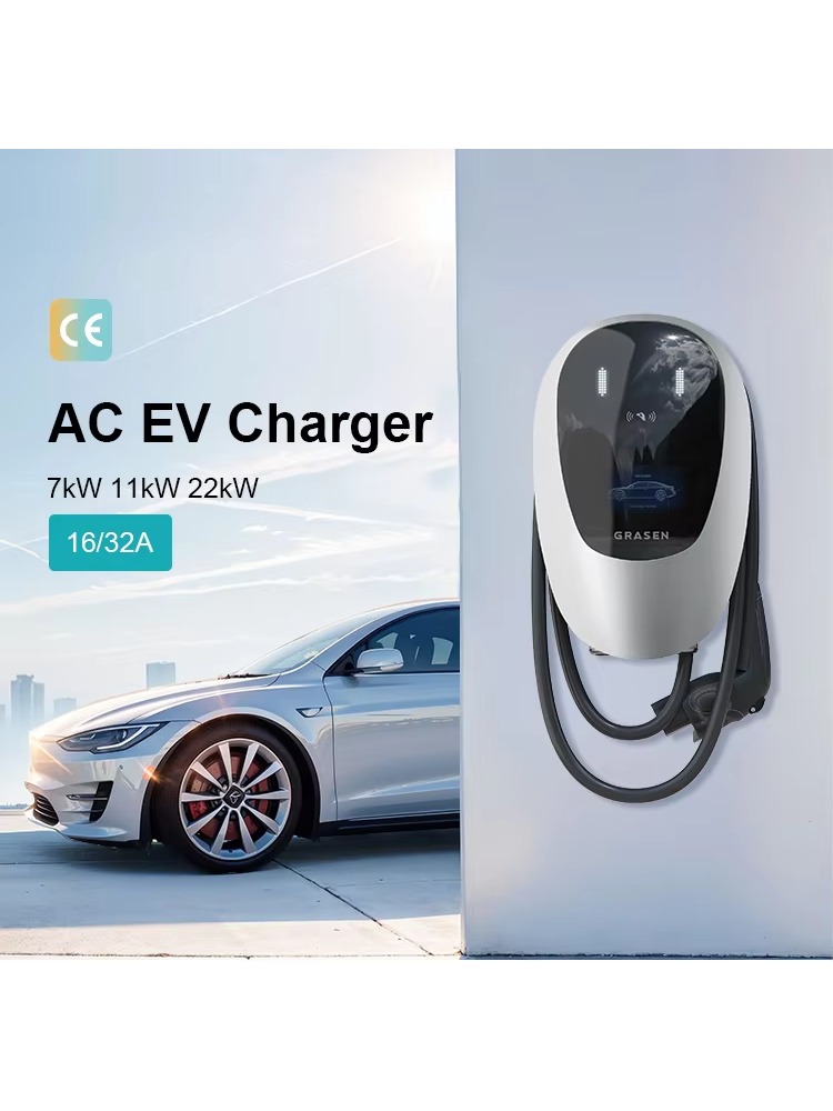Home EV Charger 7kW 22kW 32A T - đánh giá và giá Type 2 Charger