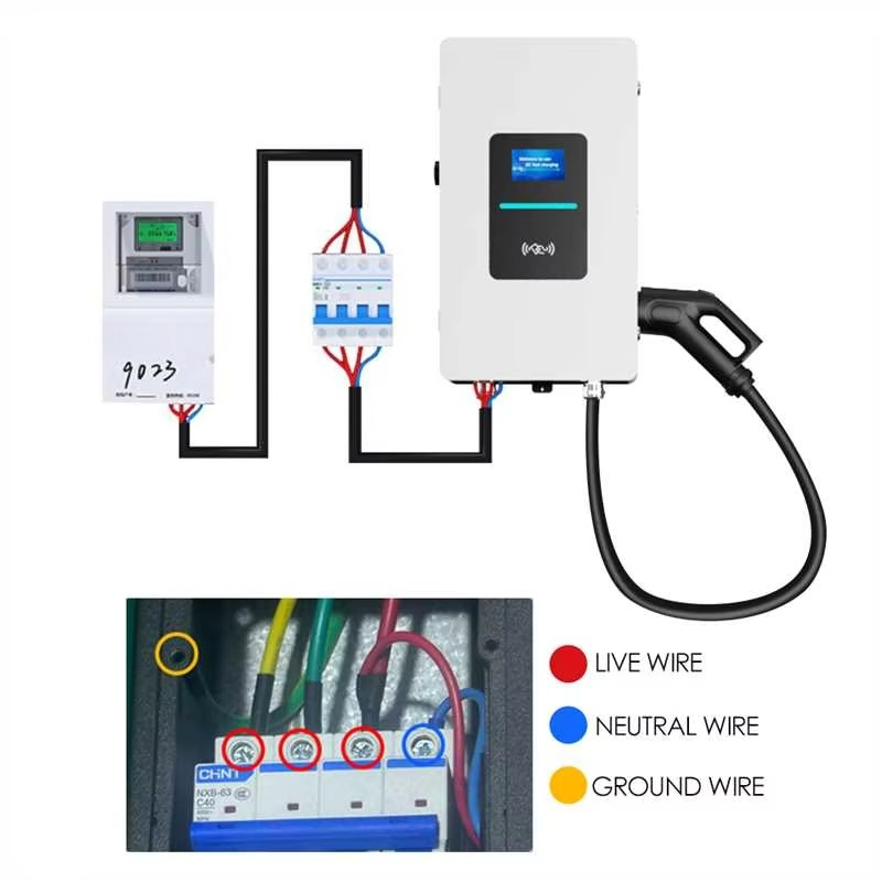 RSCHG 20kw CCS1 IP54  DC Elect - đánh giá và giá Wallbox Ev