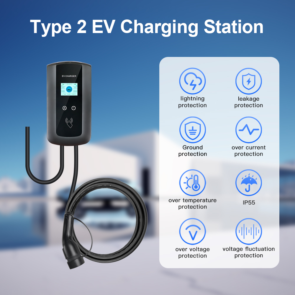 Kolanky 32A 7.2/22KW EV Chargi - đánh giá và giá Ev Charging Cable